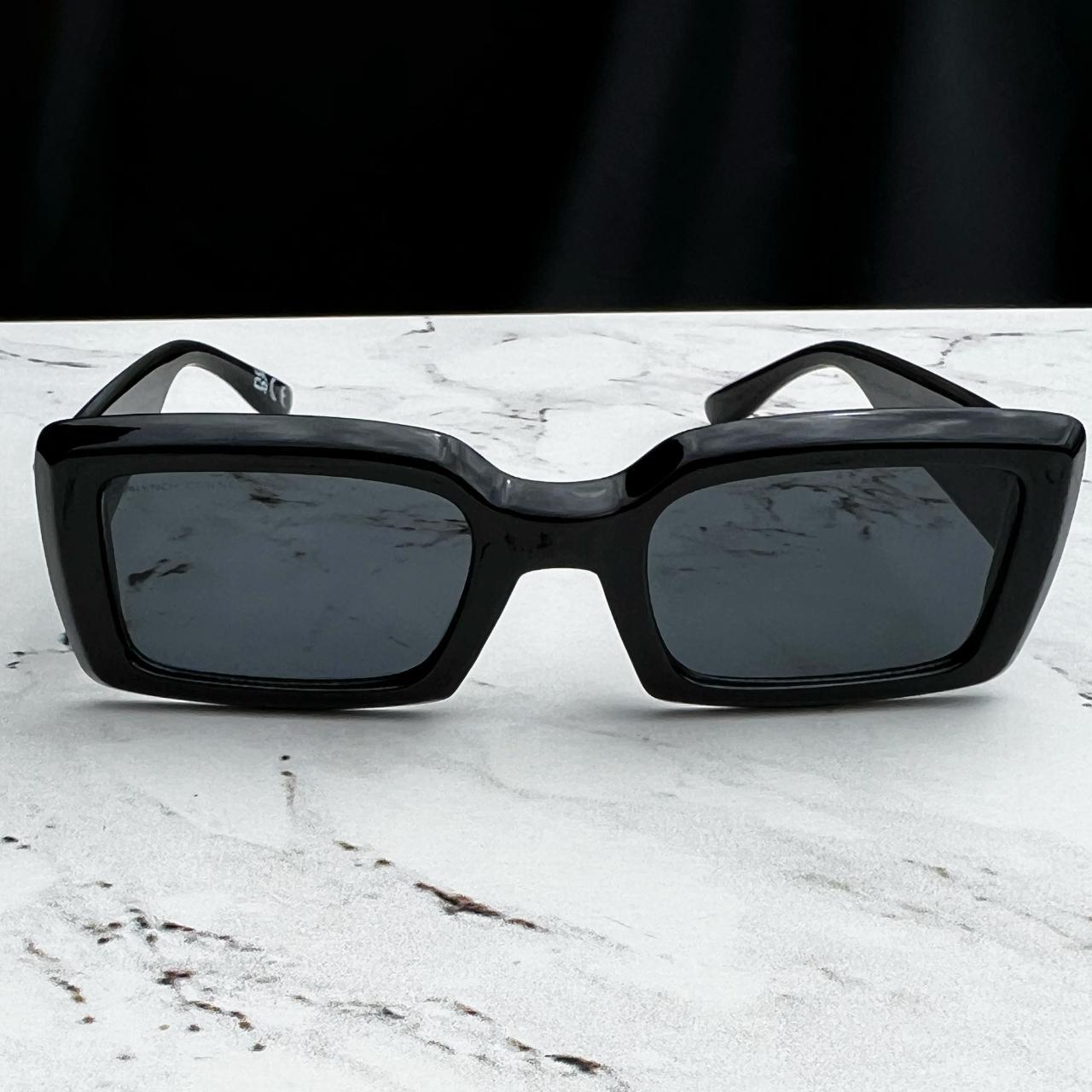 French Connection Women's Black Sunglasses | Depop