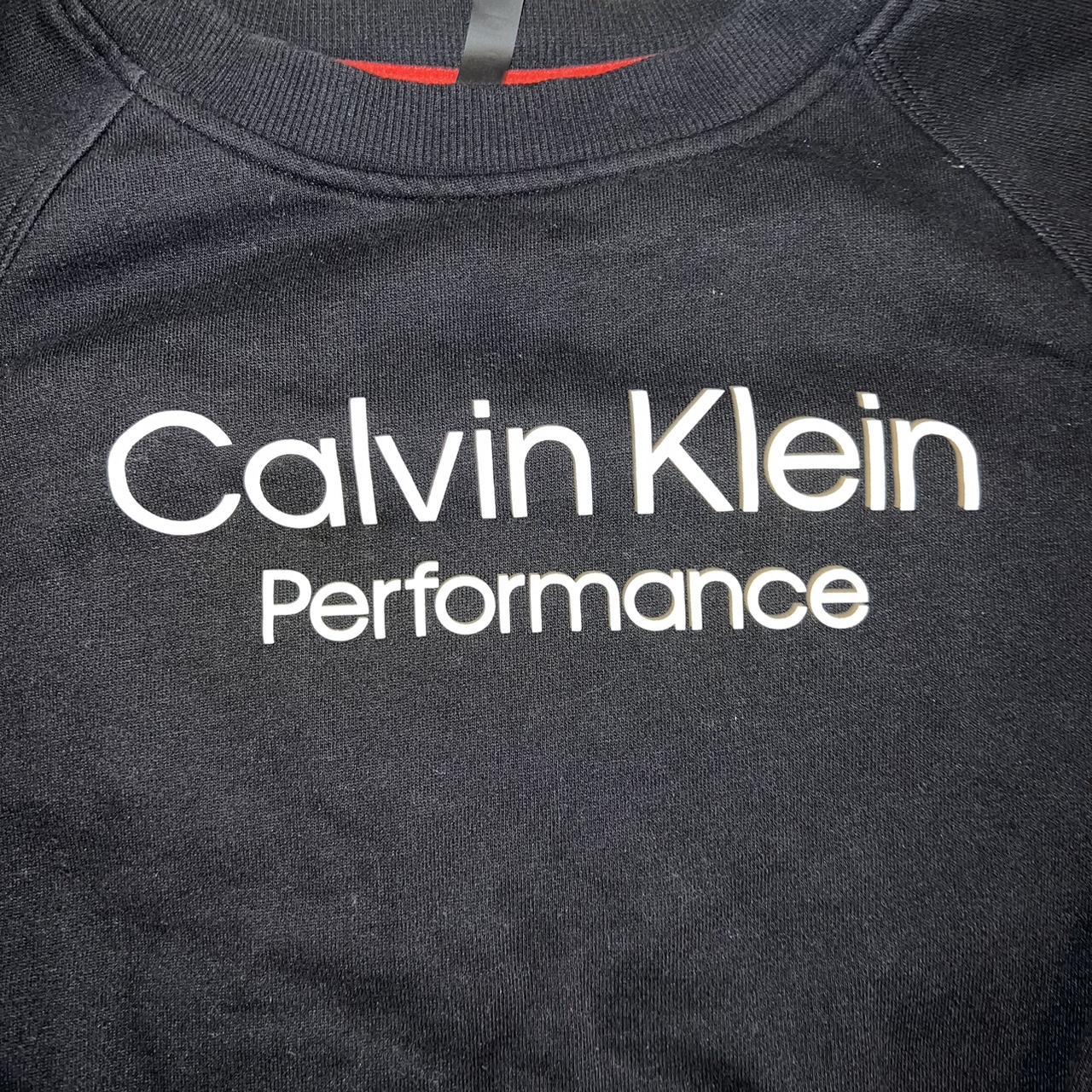 Calvin Klein Sportswear Women's Black Jumper Depop