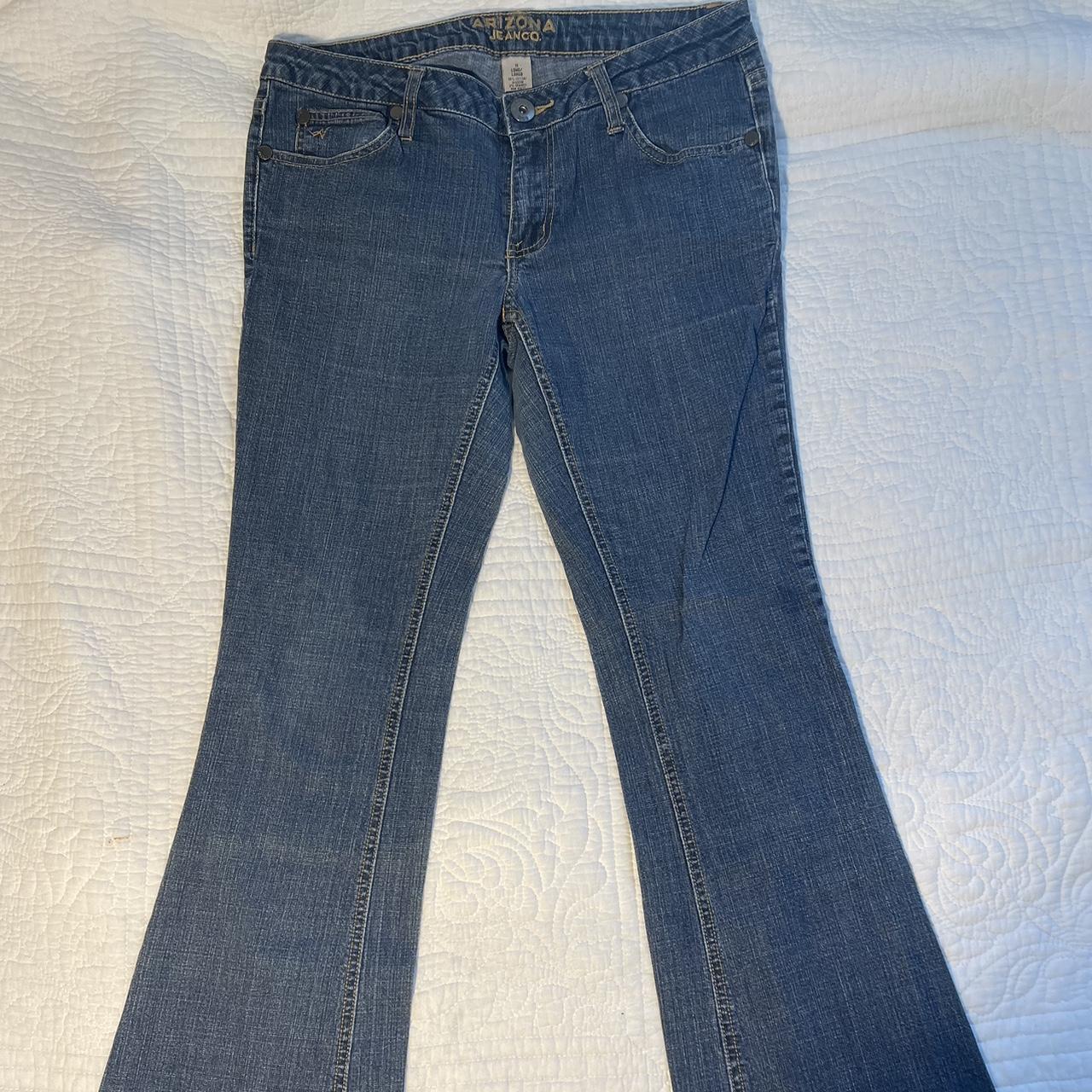 Low waist boot-cut jeans