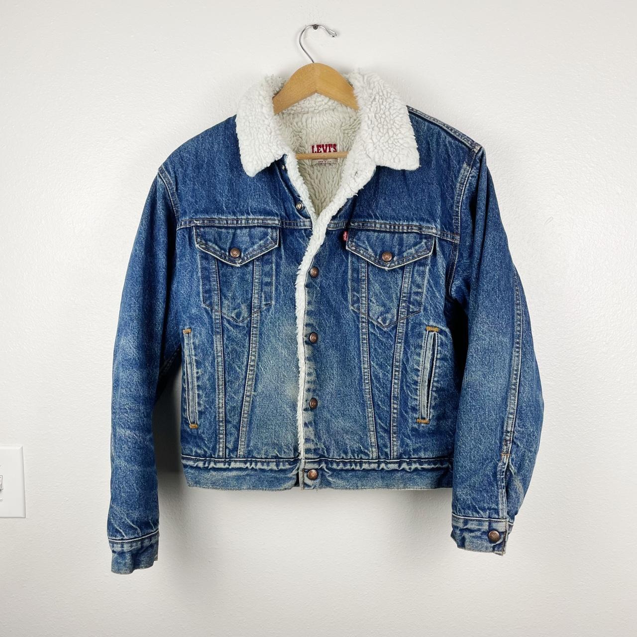 Vintage levis sherpa clearance jacket