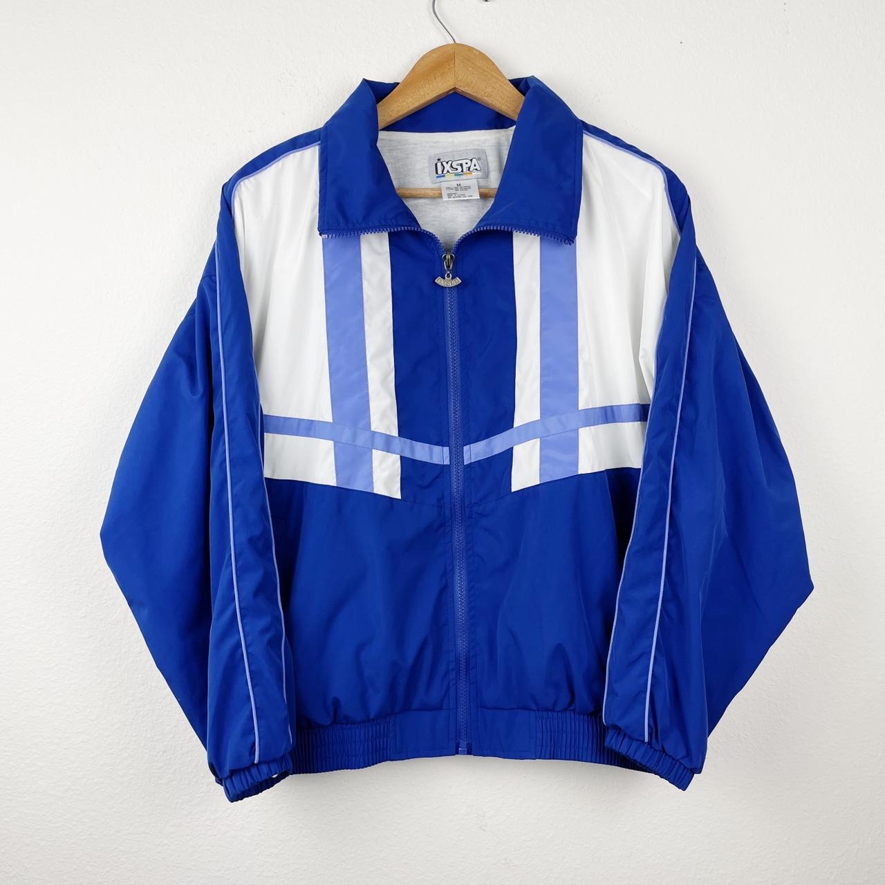 Vintage 80s Windbreaker Tracksuit Set In excellent... - Depop