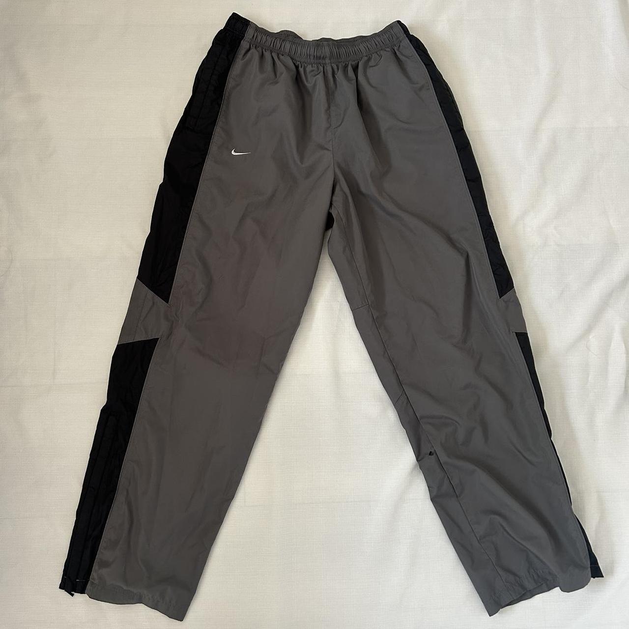 Vintage early 2000 Nike track pants/ parachute pants... - Depop