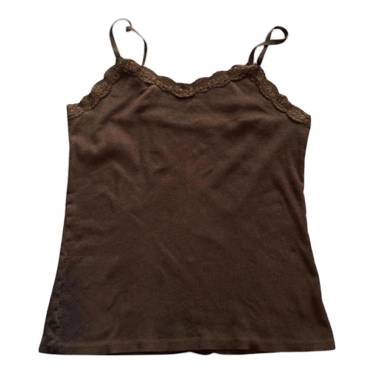 Faded Glory Women's Brown Vests-tanks-camis | Depop