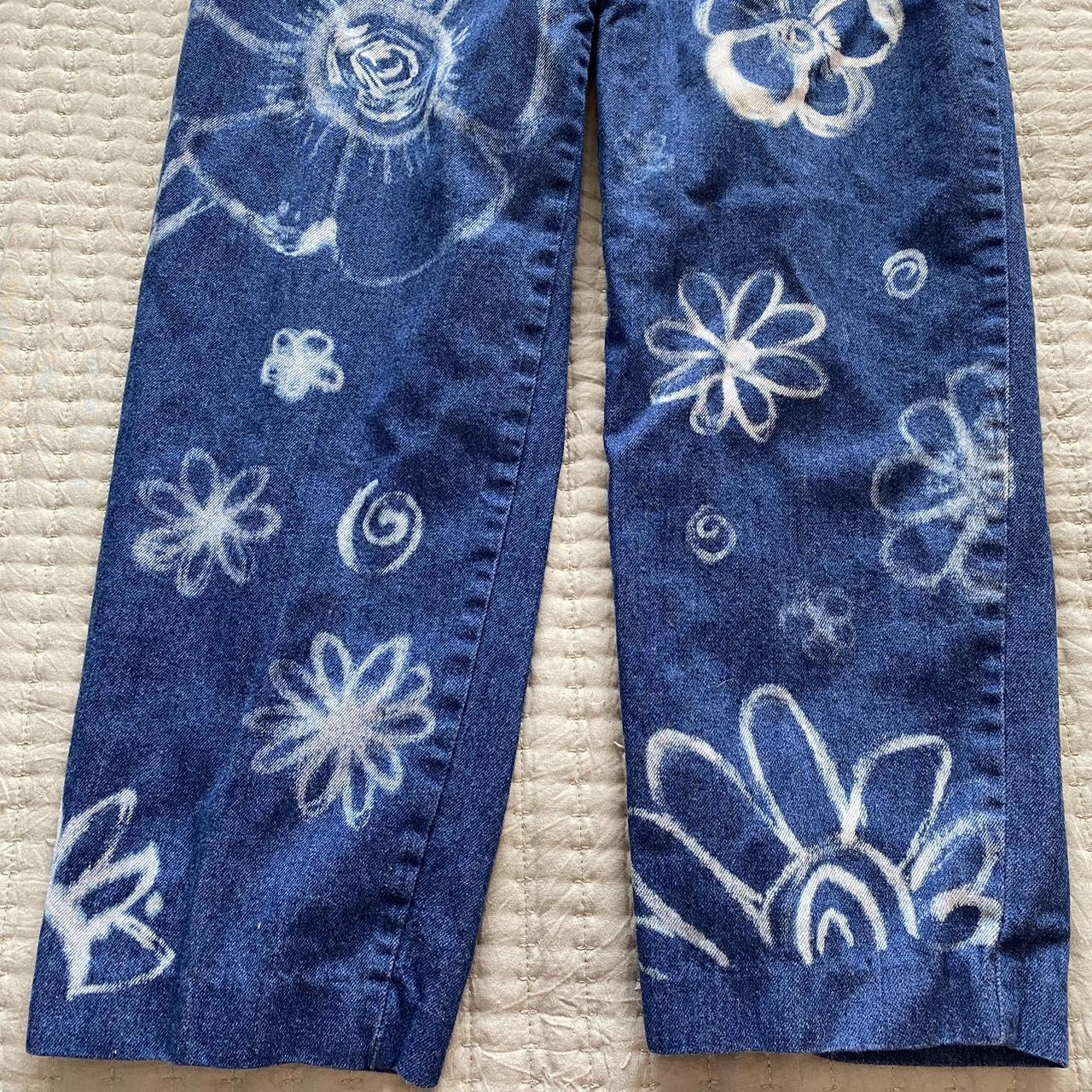 Hippie Flower Jeans