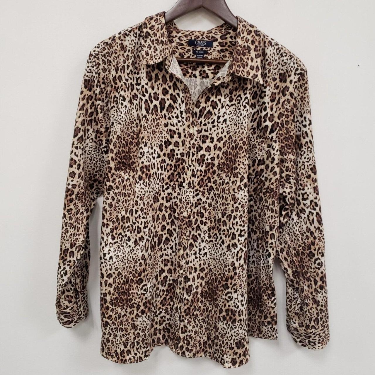 Chaps Women's Shirt - Brown - XL – Chaps Womens A… - image 1