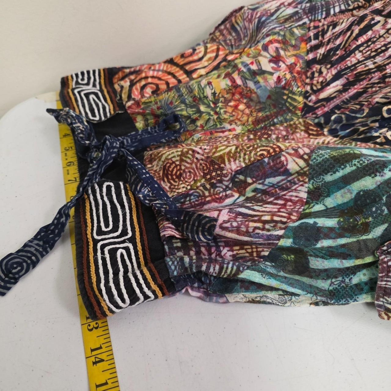 Women's Pants - Multi - XS – Handmade Patchwork B… - image 6