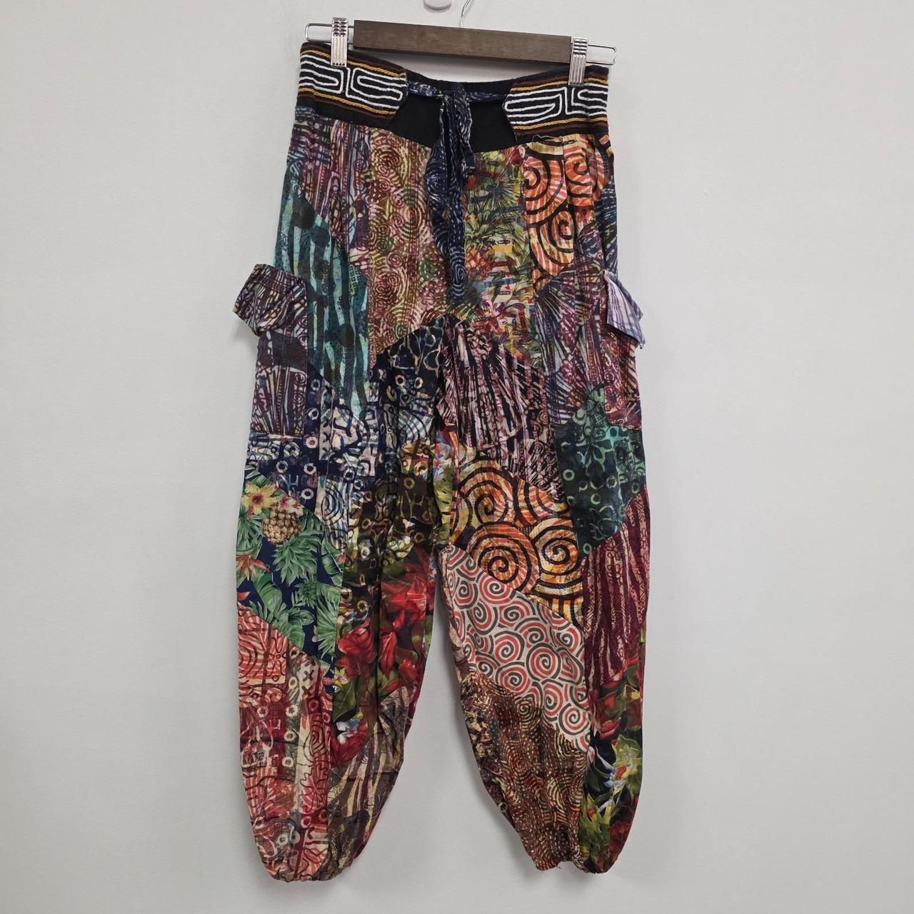 Women's Pants - Multi - XS – Handmade Patchwork B… - image 1