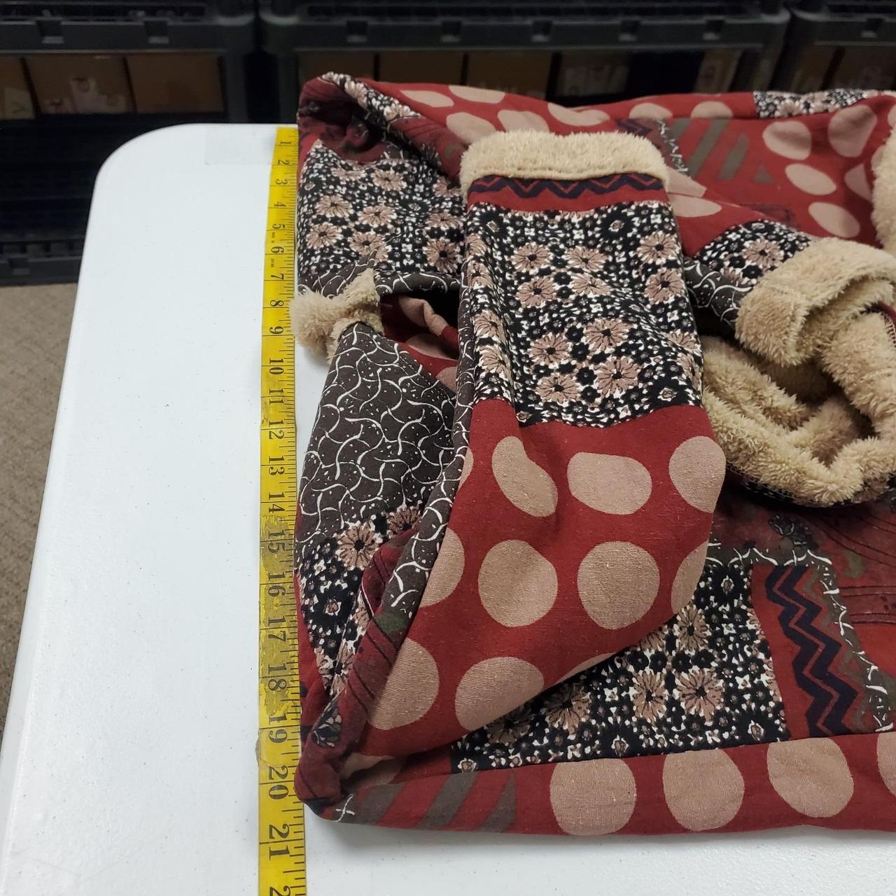 Women's Jacket - Multi - M – Artsy Patchwork Sher… - image 7