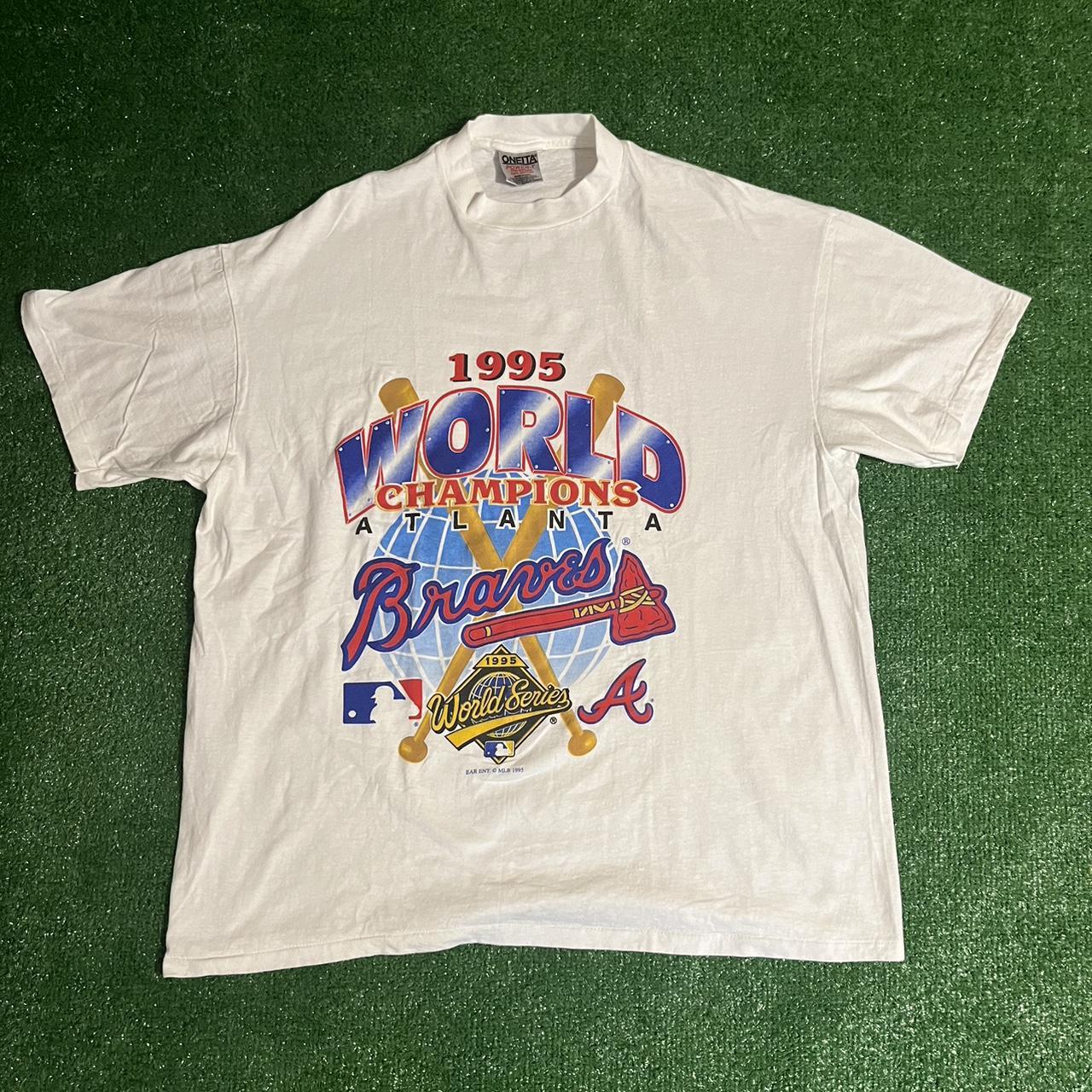 Vintage Atlanta Braves World Series Champions - Depop