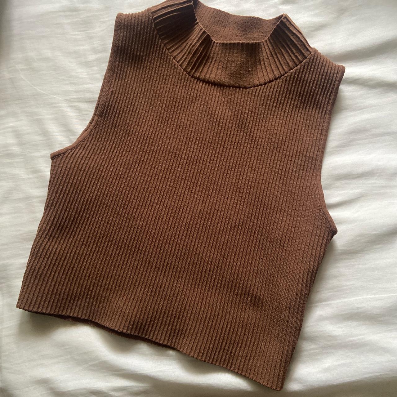 Glassons Ribbed Mock Neck Xs In Great Condition Depop