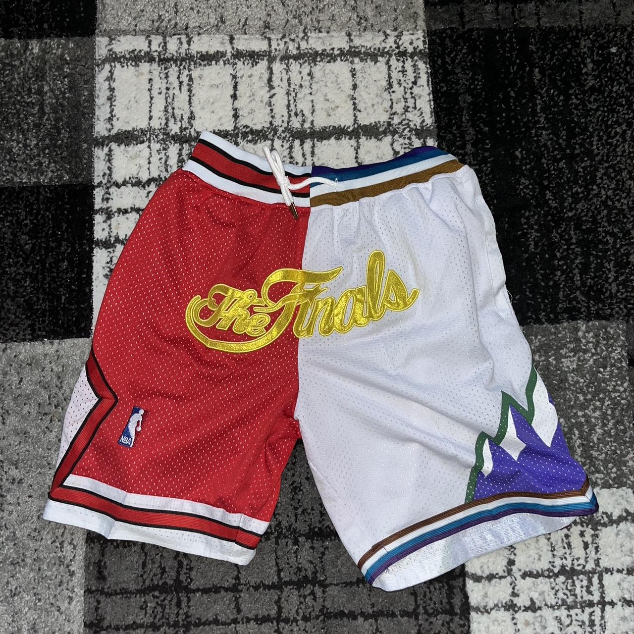 Vintage Bulls x Jazz finals shorts 🔥 #nba Depop