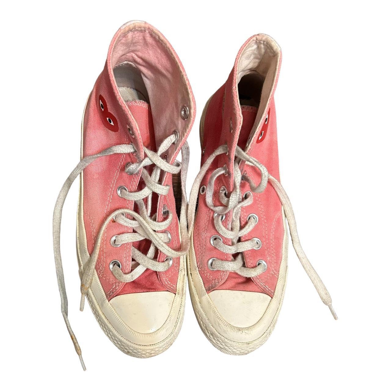 Comme des garcons converse size 6 womens pink hotsell