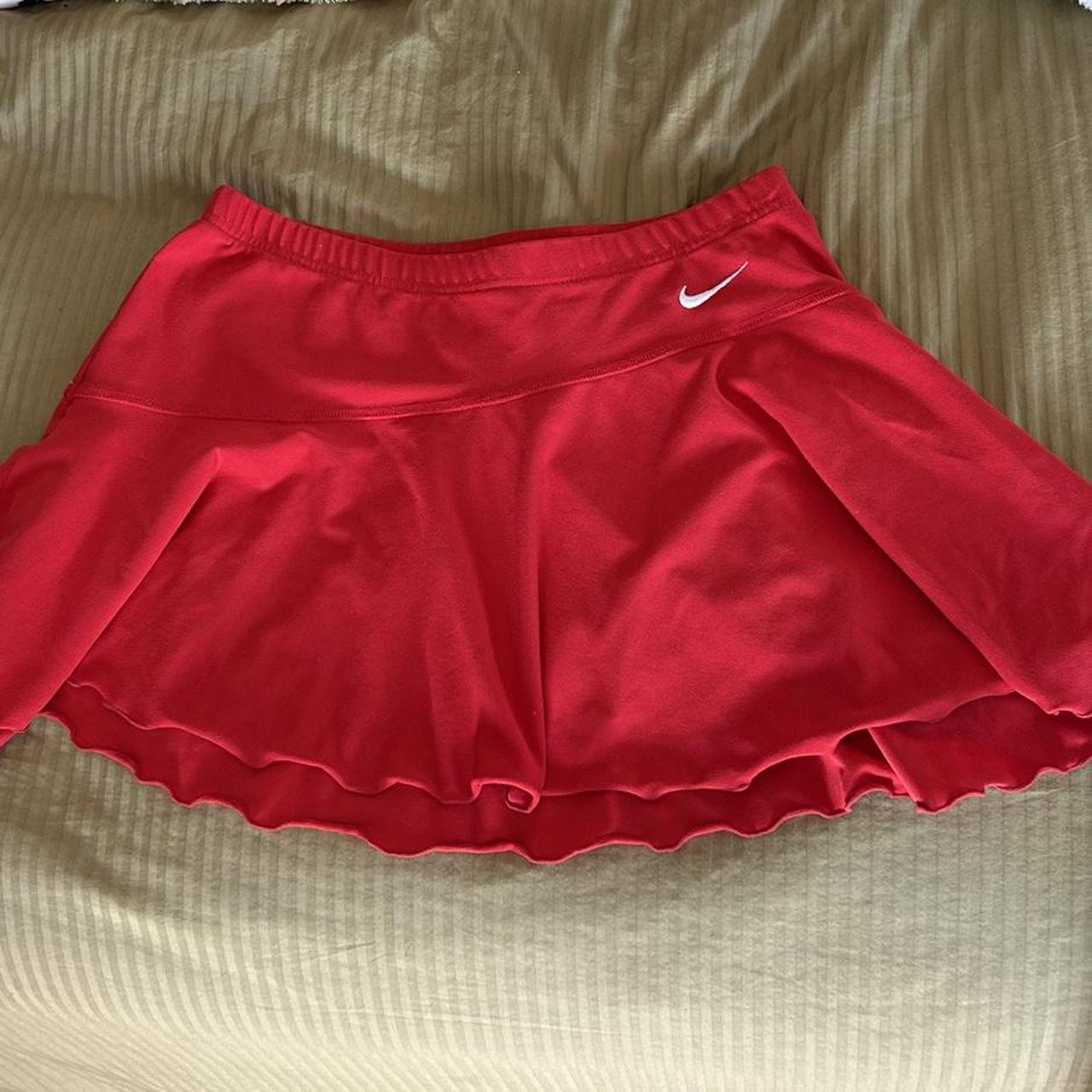 Nike Women S Red Skirt Depop