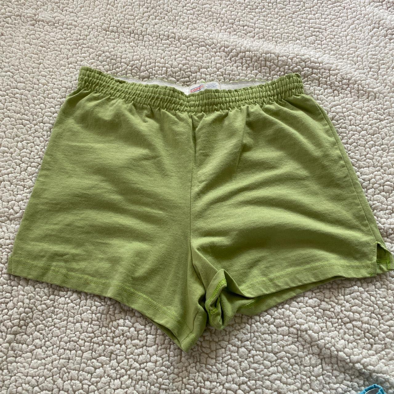 Soffe Women's Green Shorts | Depop