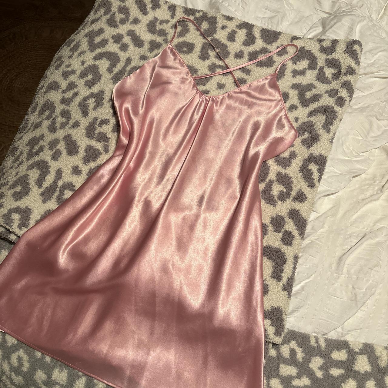 pink slip gown