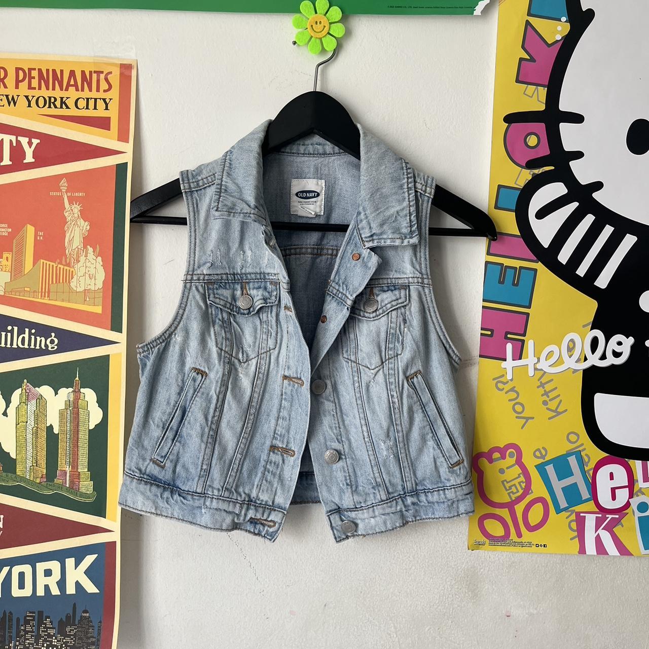 Old navy 2024 denim vest