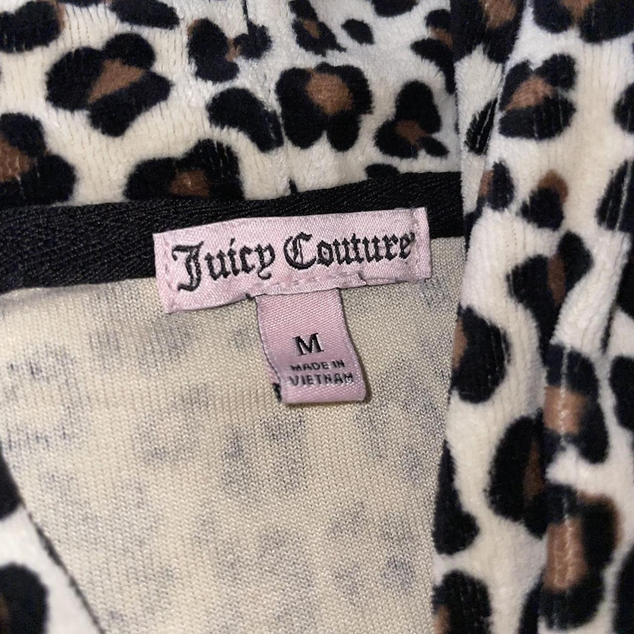 juicy Couture Leopard Velour jacket 🐆 Size M Perfect... - Depop