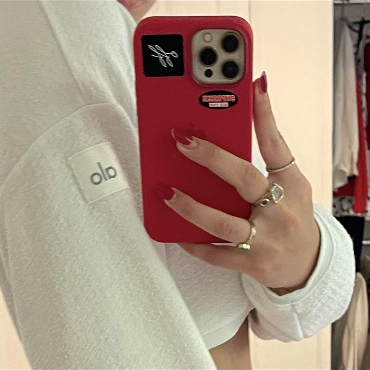 Cropped alo long sleeve Depop