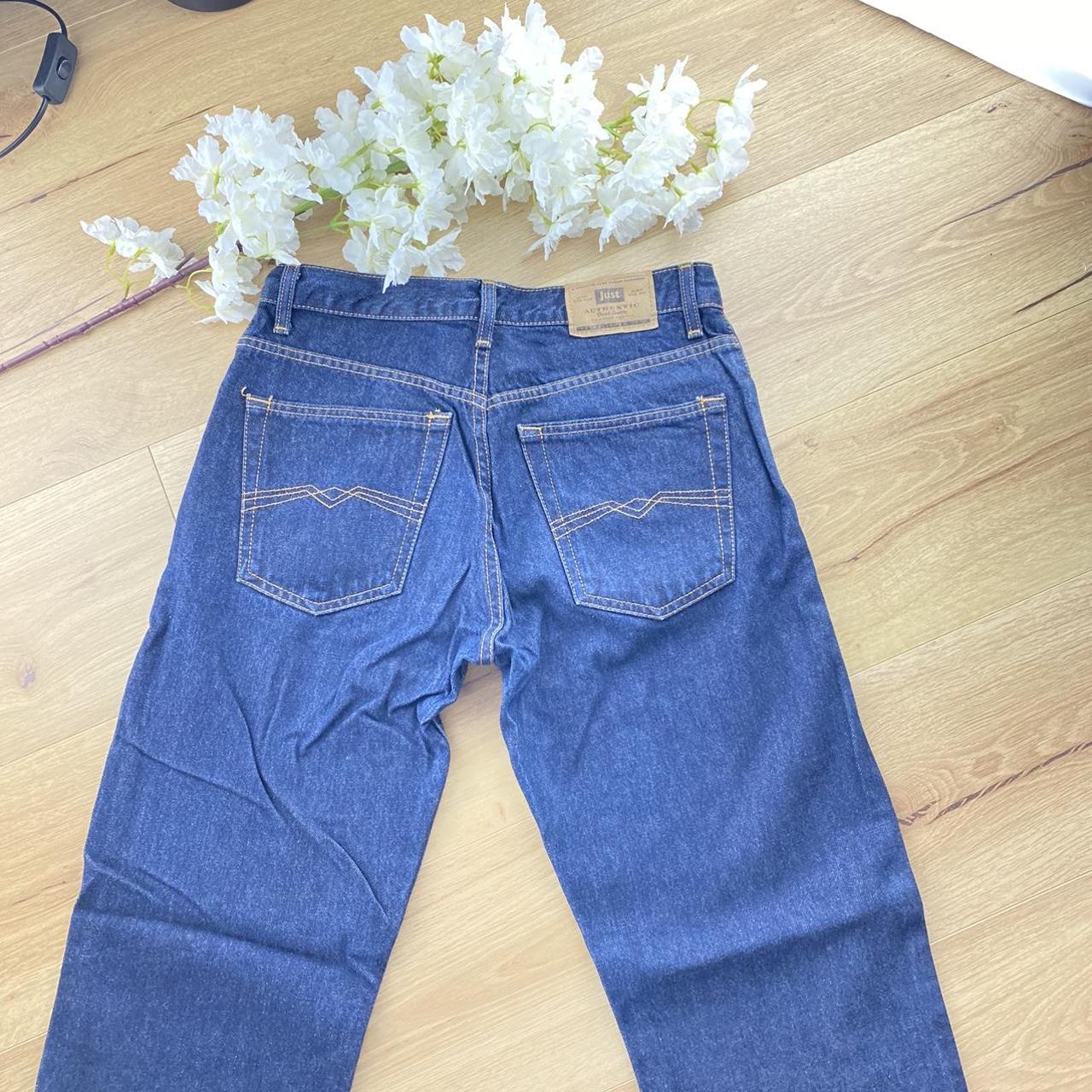 Gorgeous dark wash high waisted straight leg vintage... - Depop