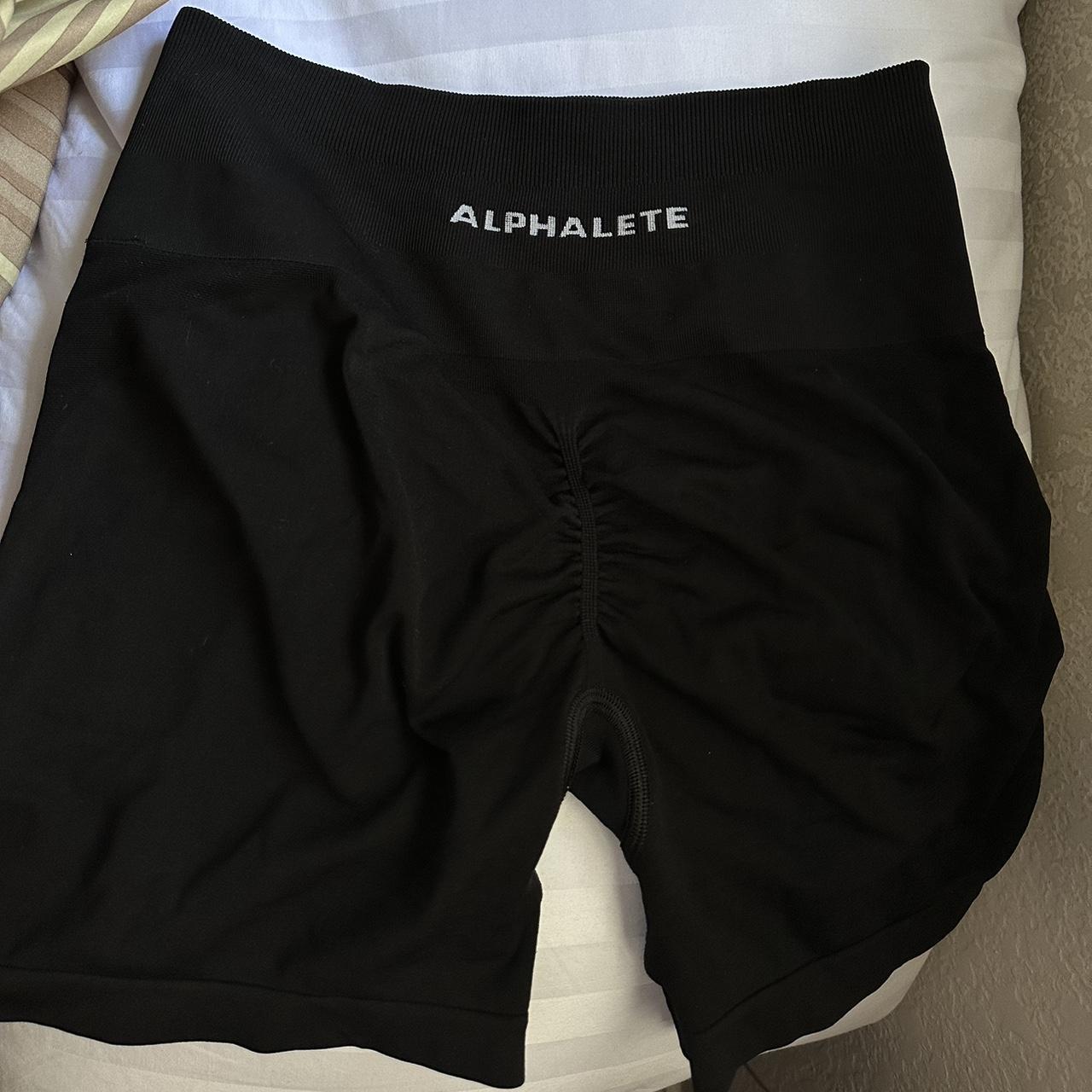 Alphalete Women's Black Shorts | Depop