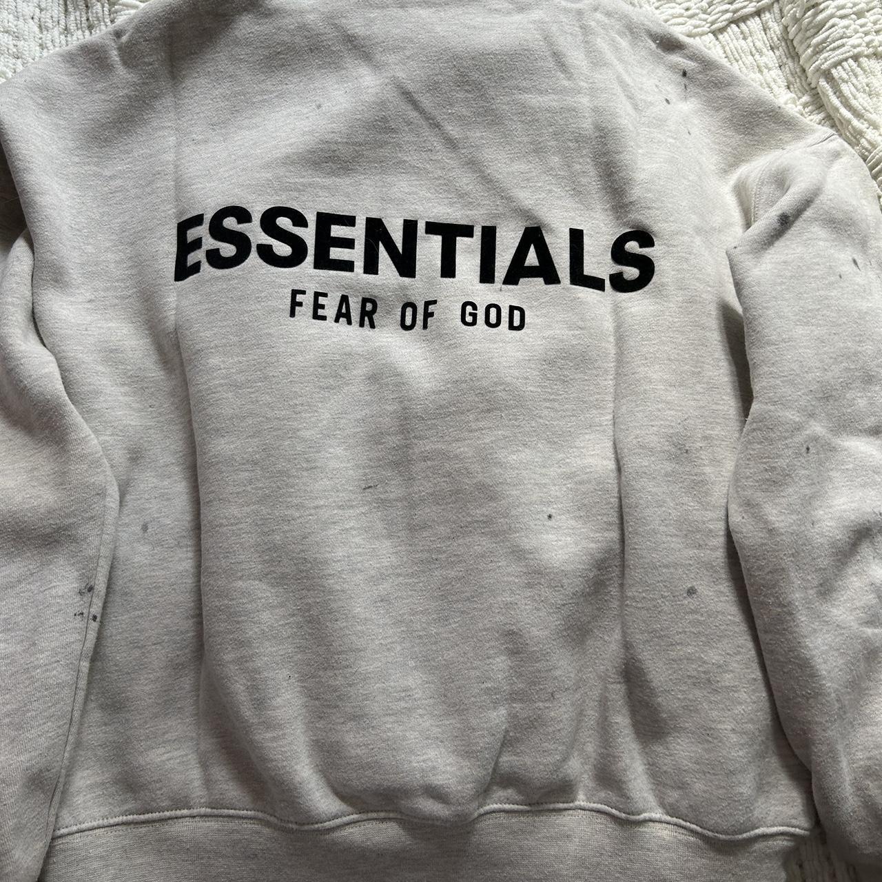 Essentials Fear of God hoodie in size XXS color... - Depop