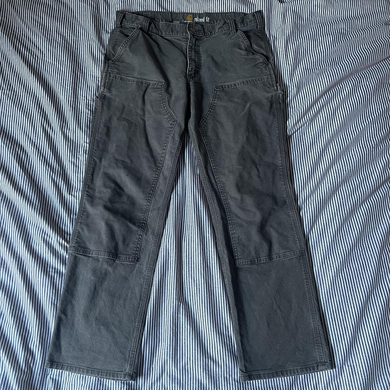 Carhartt Men's Grey Trousers | Depop