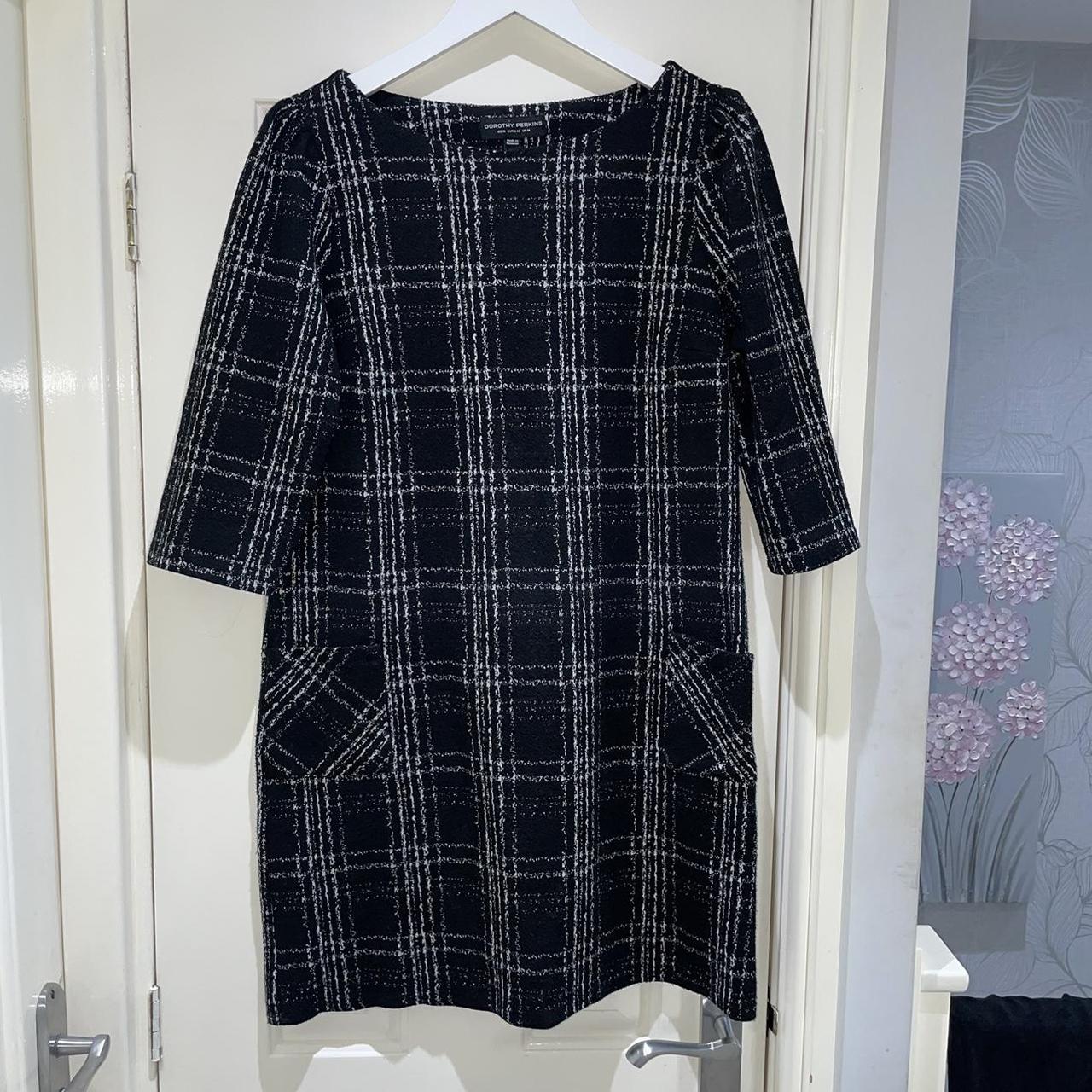 Dorothy Perkins Black White Checked Print Office. Depop