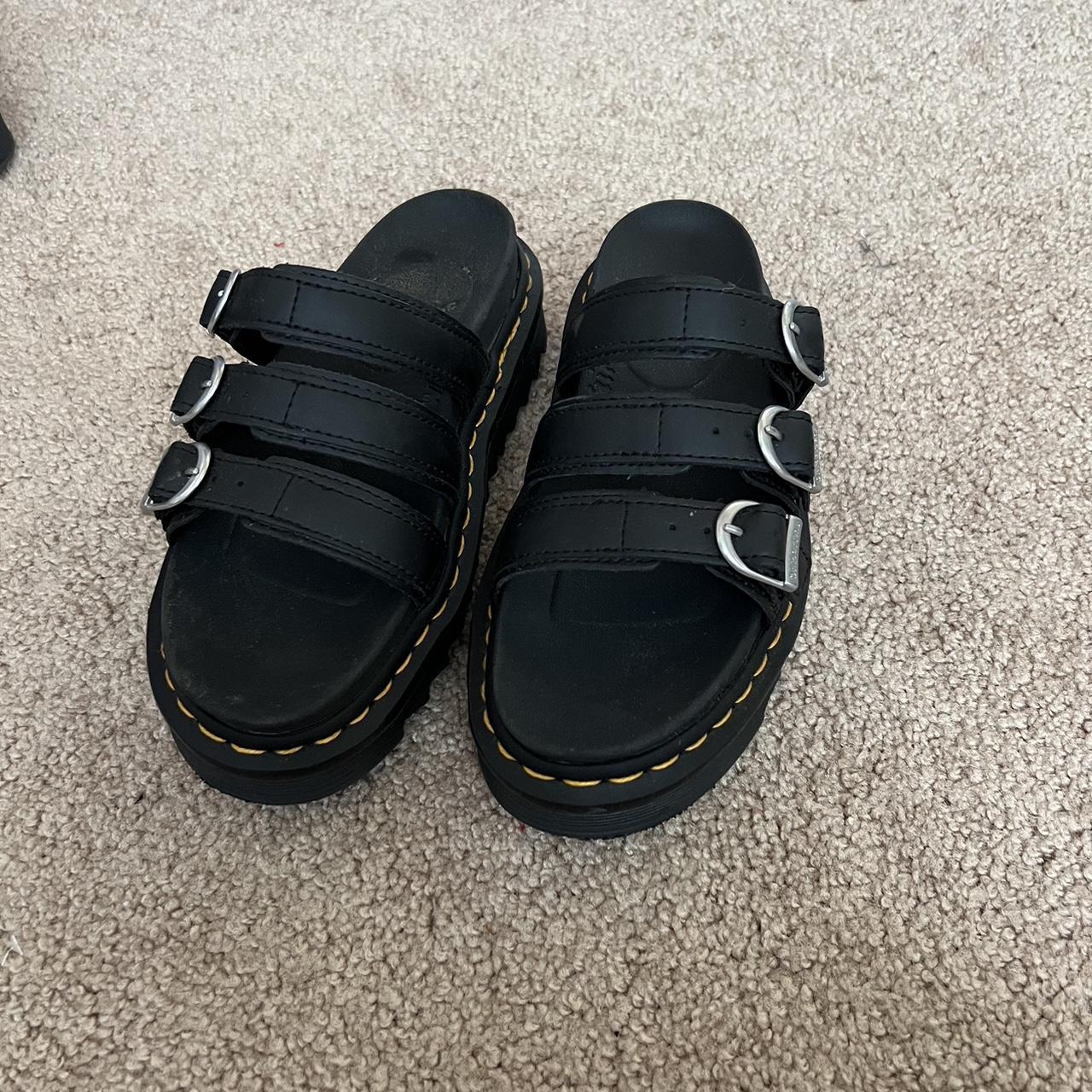 Dr. Marten Blaire Slide Sandals size 6 Lightly worn,... - Depop