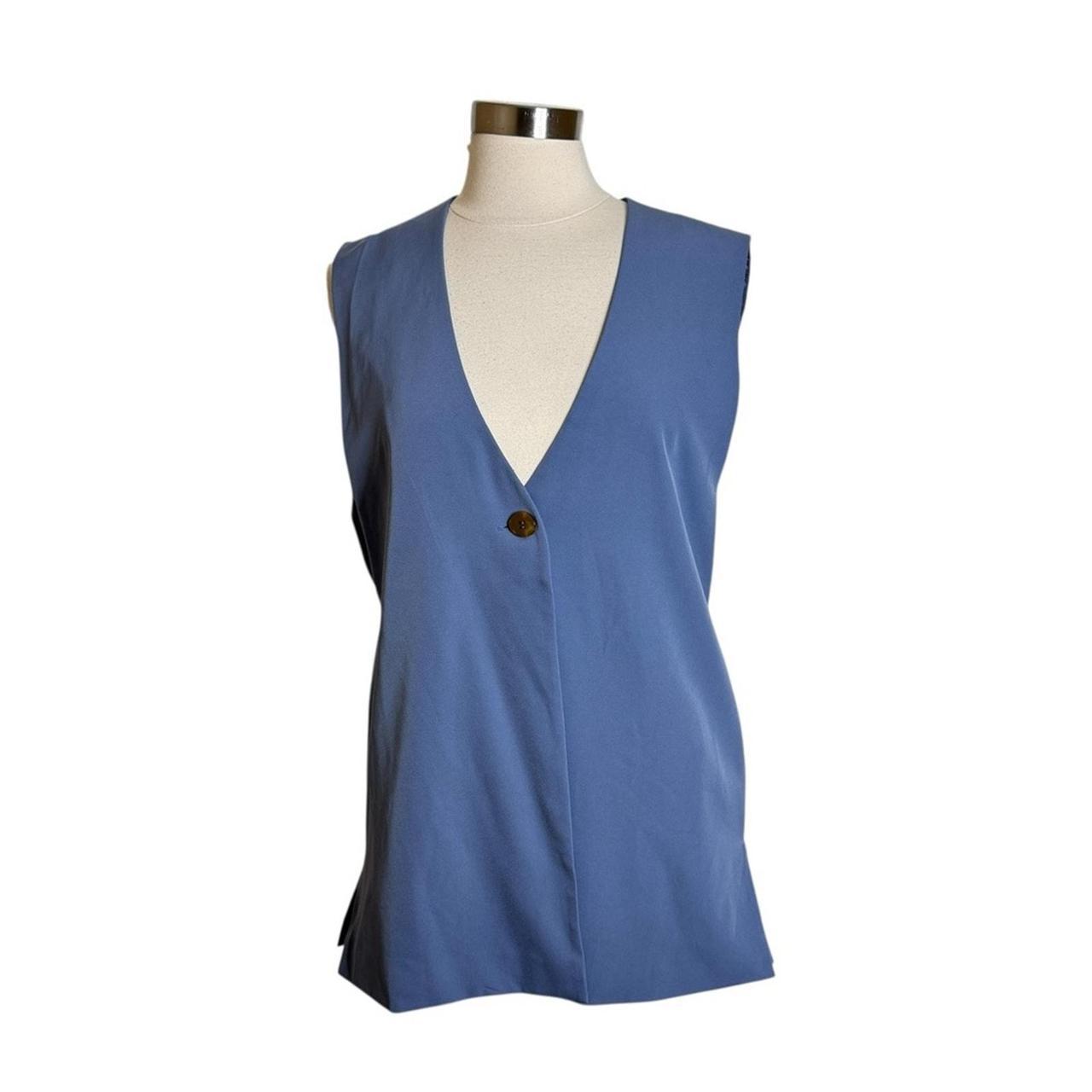 Jason Wu Women's Vest - Blue - L – Jason Wu Singl… - image 1
