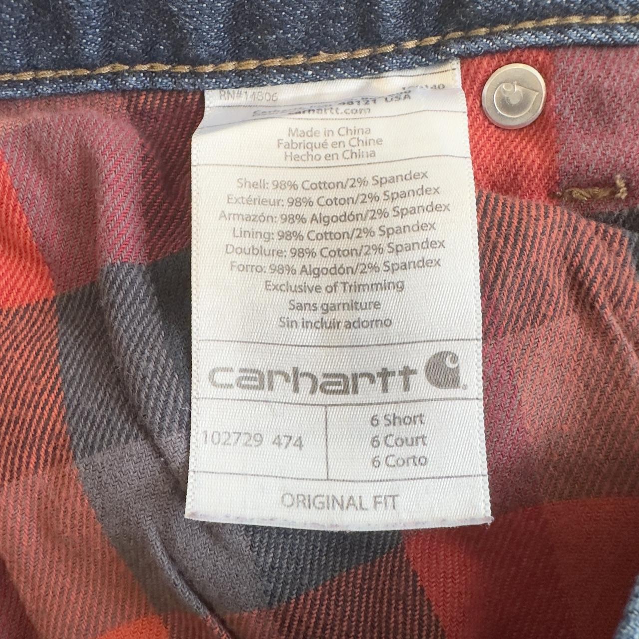 Vintage Carhartt pants. Vintage flannel lined - Depop