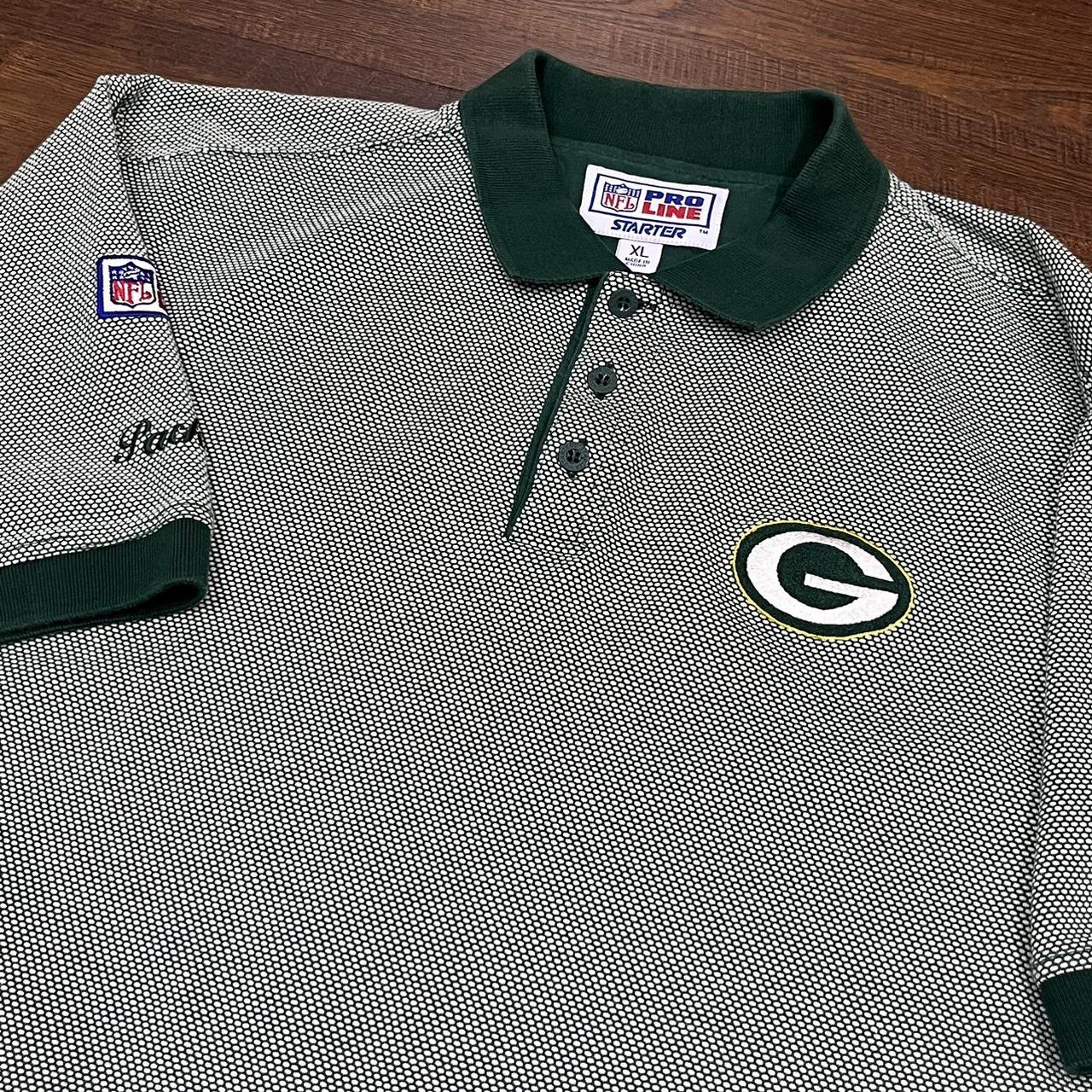 Green Bay Packers collared shirt! Excellent - Depop