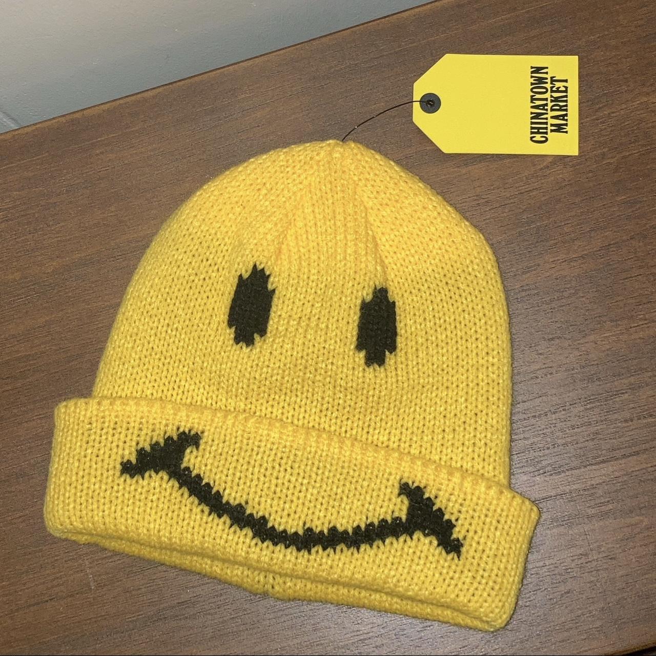Formand betale sig Fortære CHINATOWN MARKET X Smiley beanie. Tried on once.... - Depop