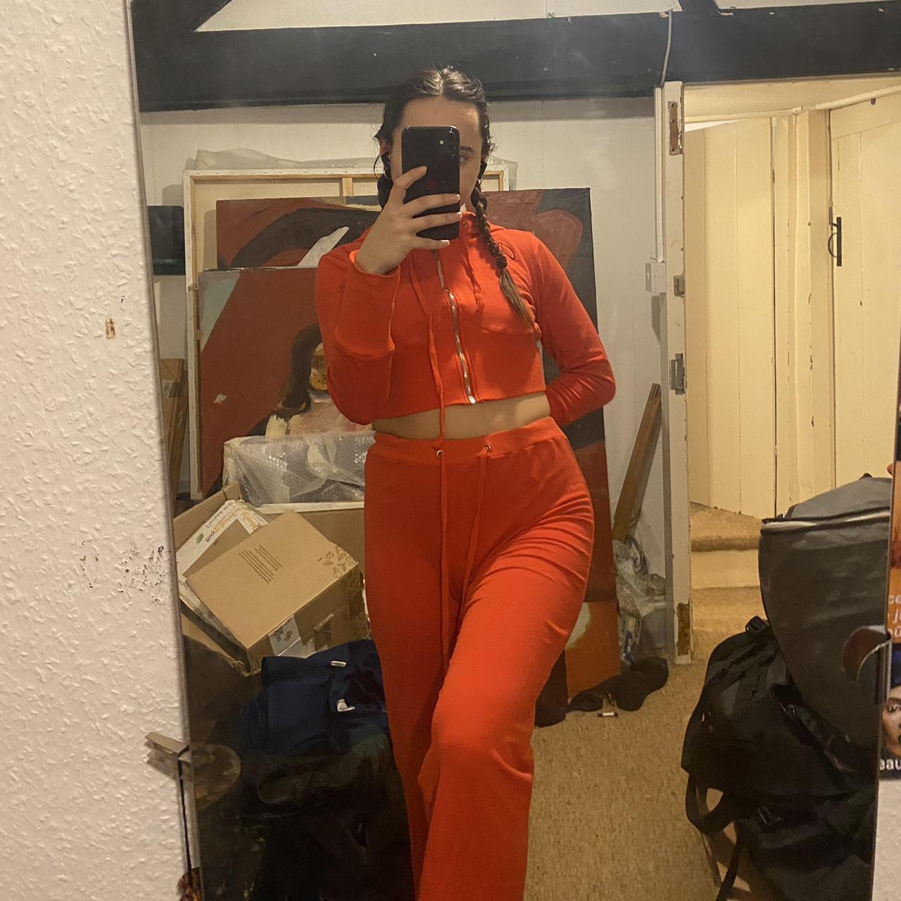 I am gia red fashion tracksuit