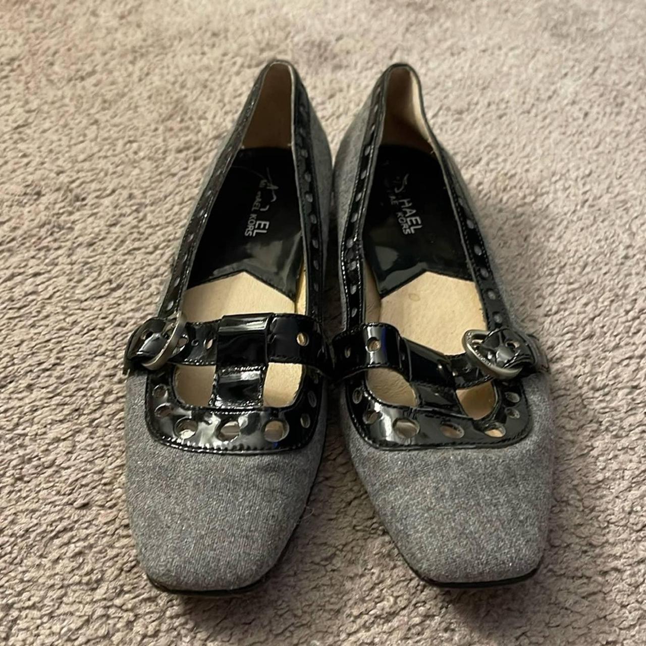 Michael kors cheap loafers womens grey