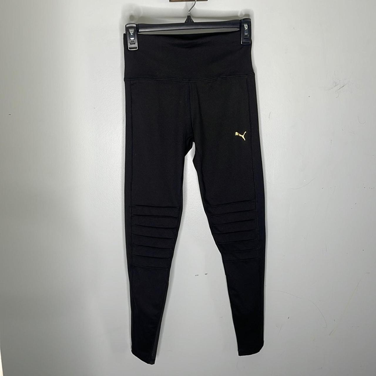 Black and gold puma leggings best sale