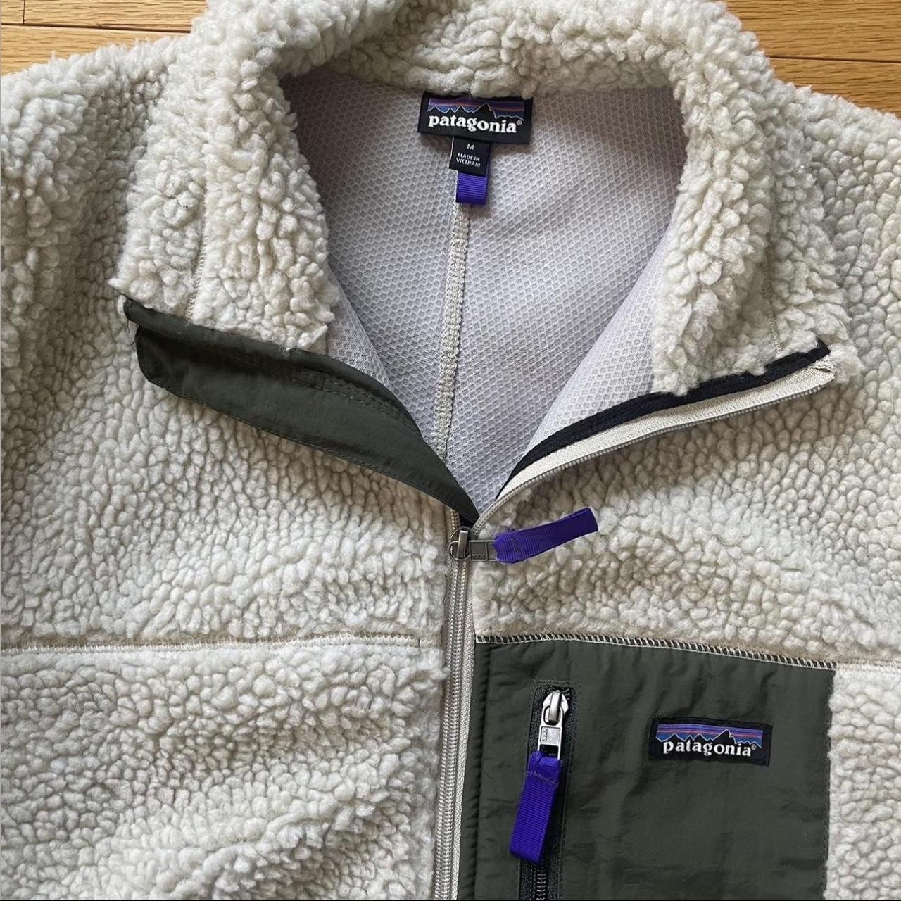 Patagonia Classic Retro-X Fleece Sherpa Jacket Size... - Depop