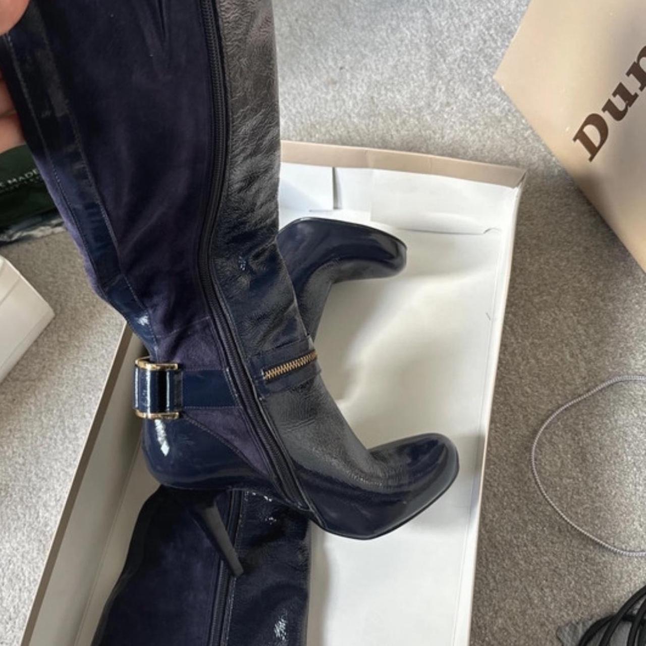 Dune shops navy boots