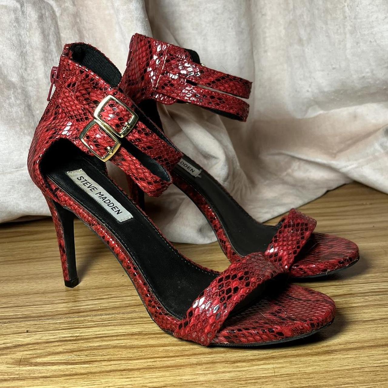 Steve madden snake store heels