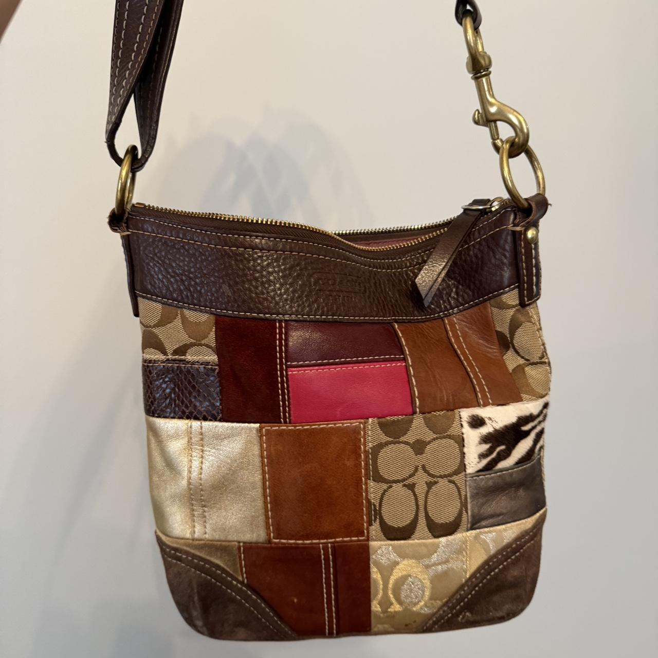 Vintage Coach Patchwork Mini Pouch | eBay
