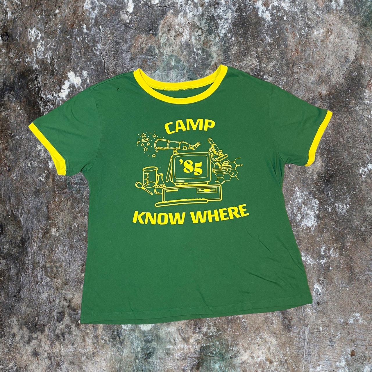 stranger things camp nowhere shirt