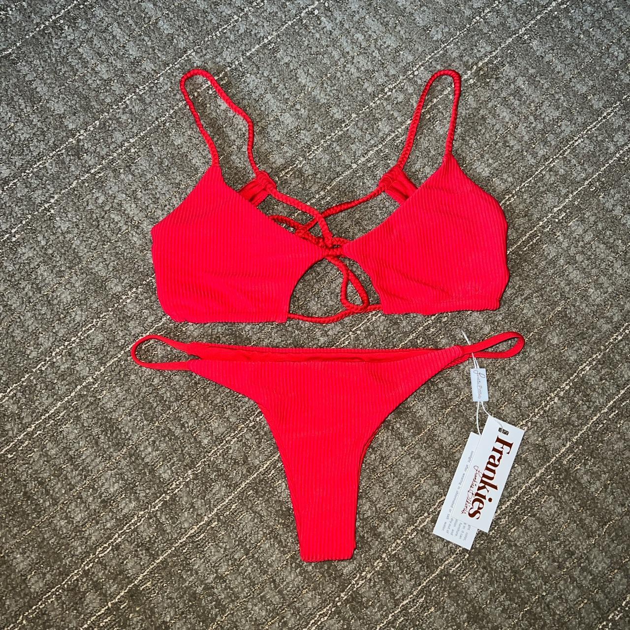 Frankies Bikinis Women S Red Bikinis And Tankini Sets Depop