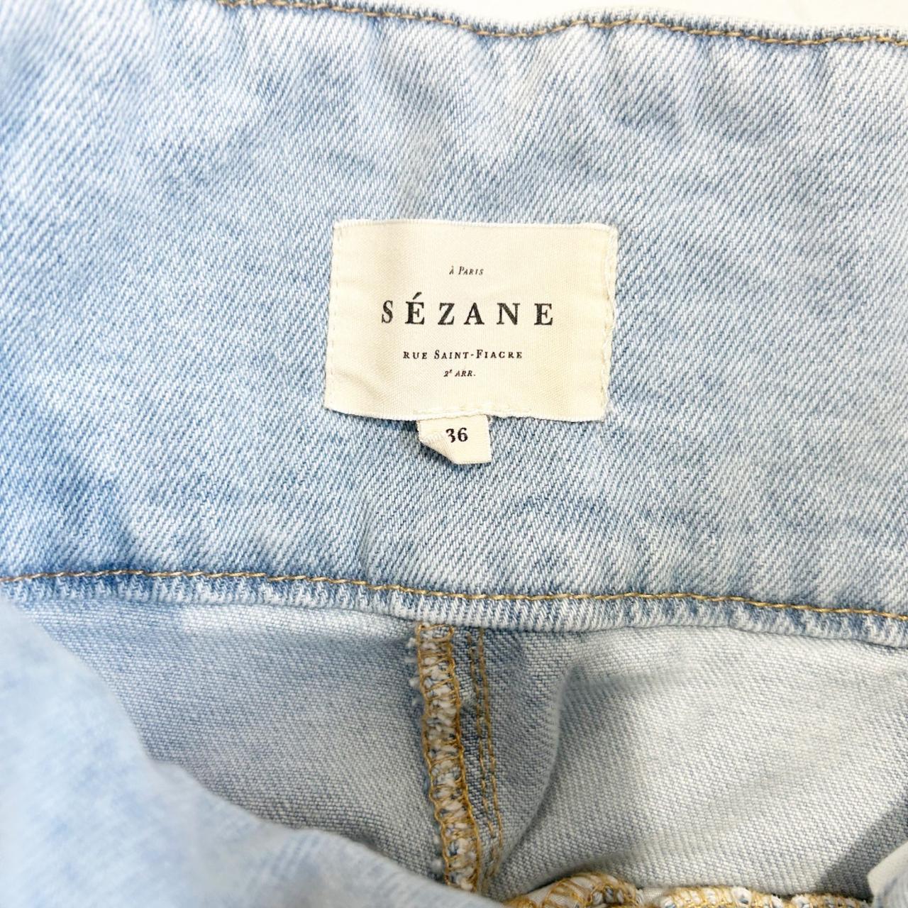 Sezane Sidney Trouser High Waisted Jeans Size 4... - Depop