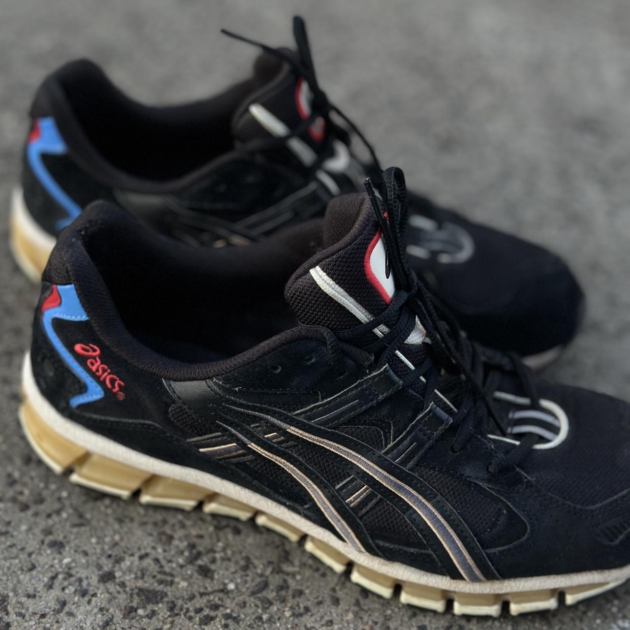 2020 Gel Kayano 5 360 Black Blue Cream US SIZE . Depop