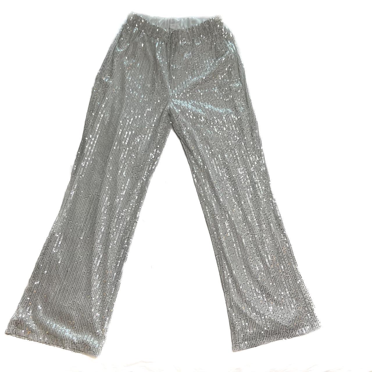 Sequin Disco Pants These pants are made with a... Depop