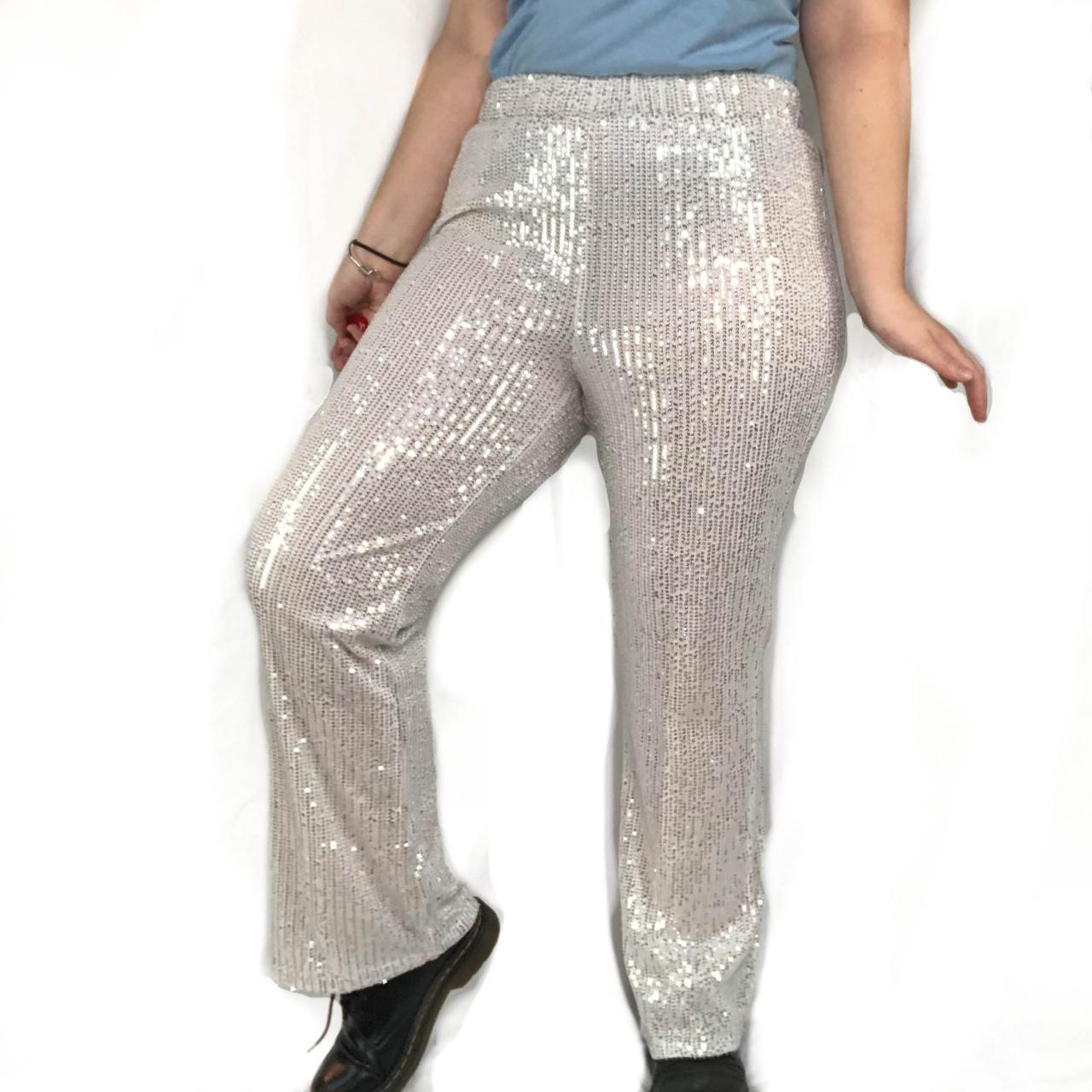 Sequin Disco Pants These pants are made with a... Depop