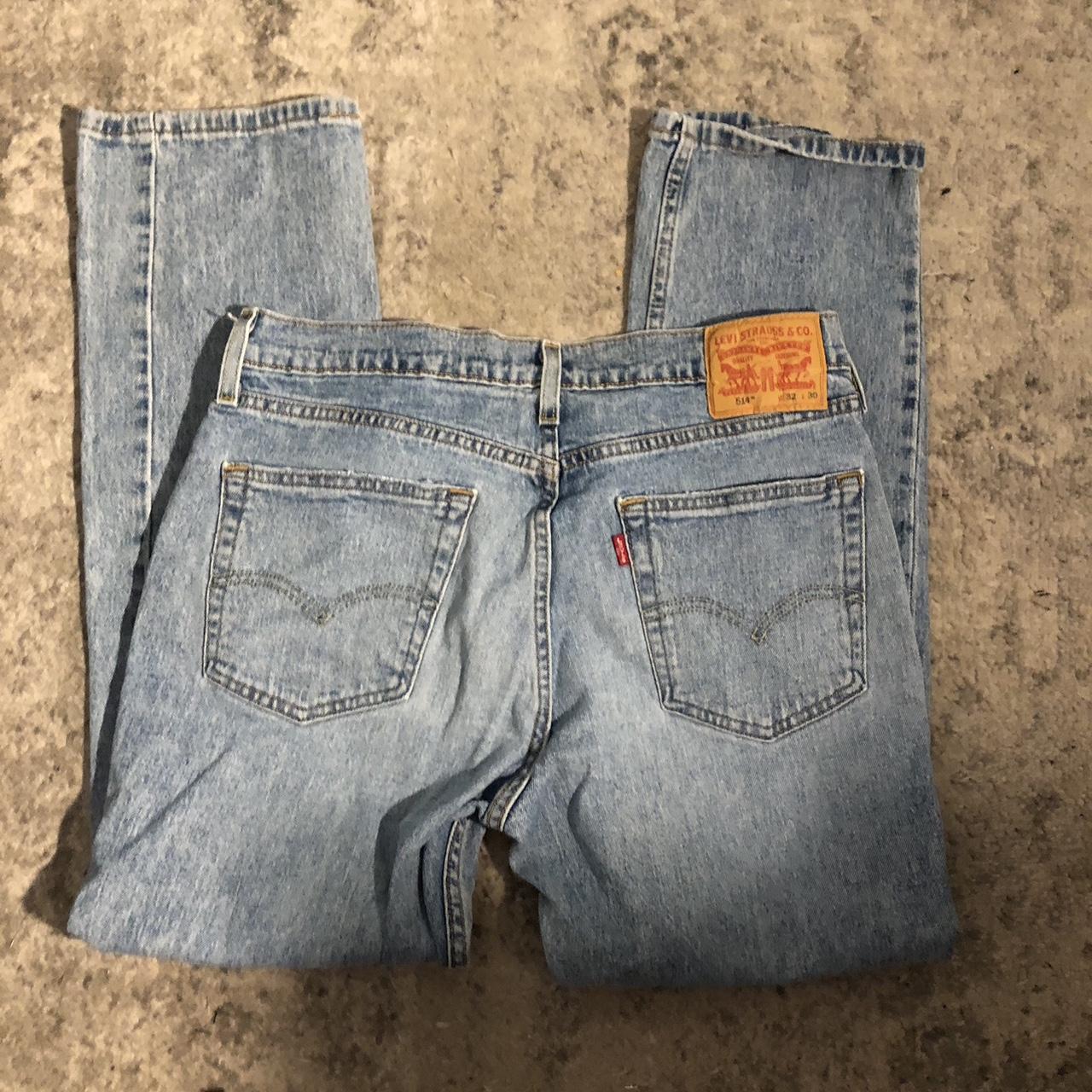 super cute light blue levi jeans W32 L30 please... - Depop