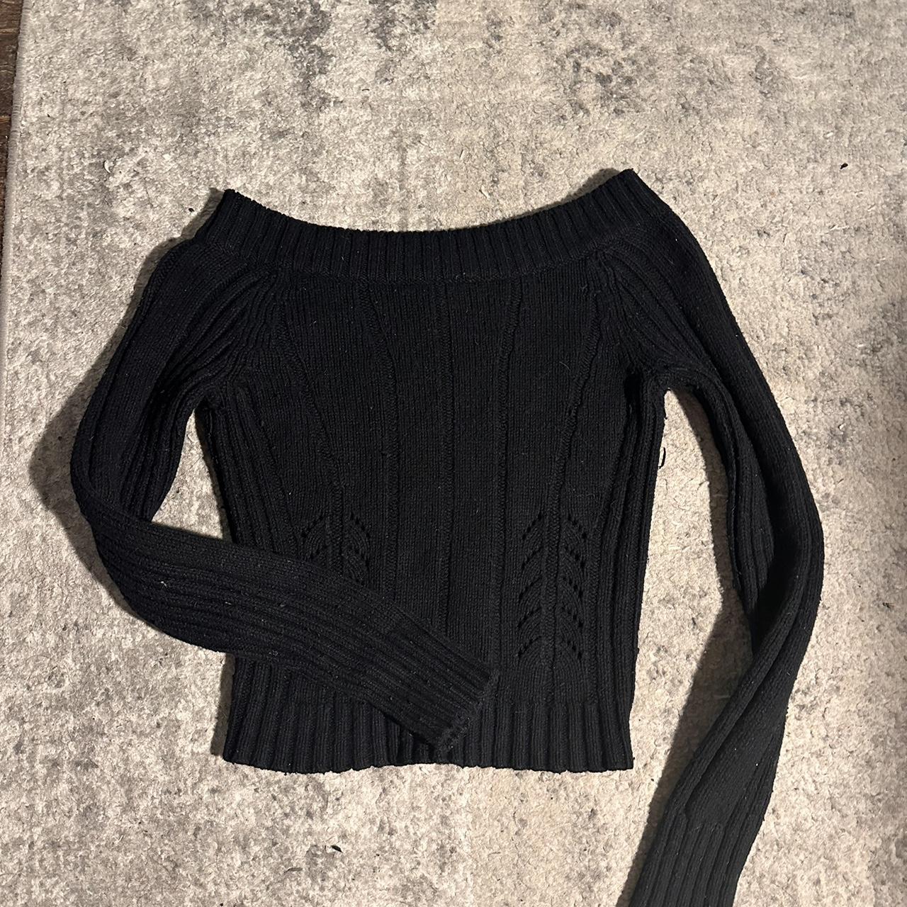 cute black sweater shirt🖤 in great condition!... - Depop