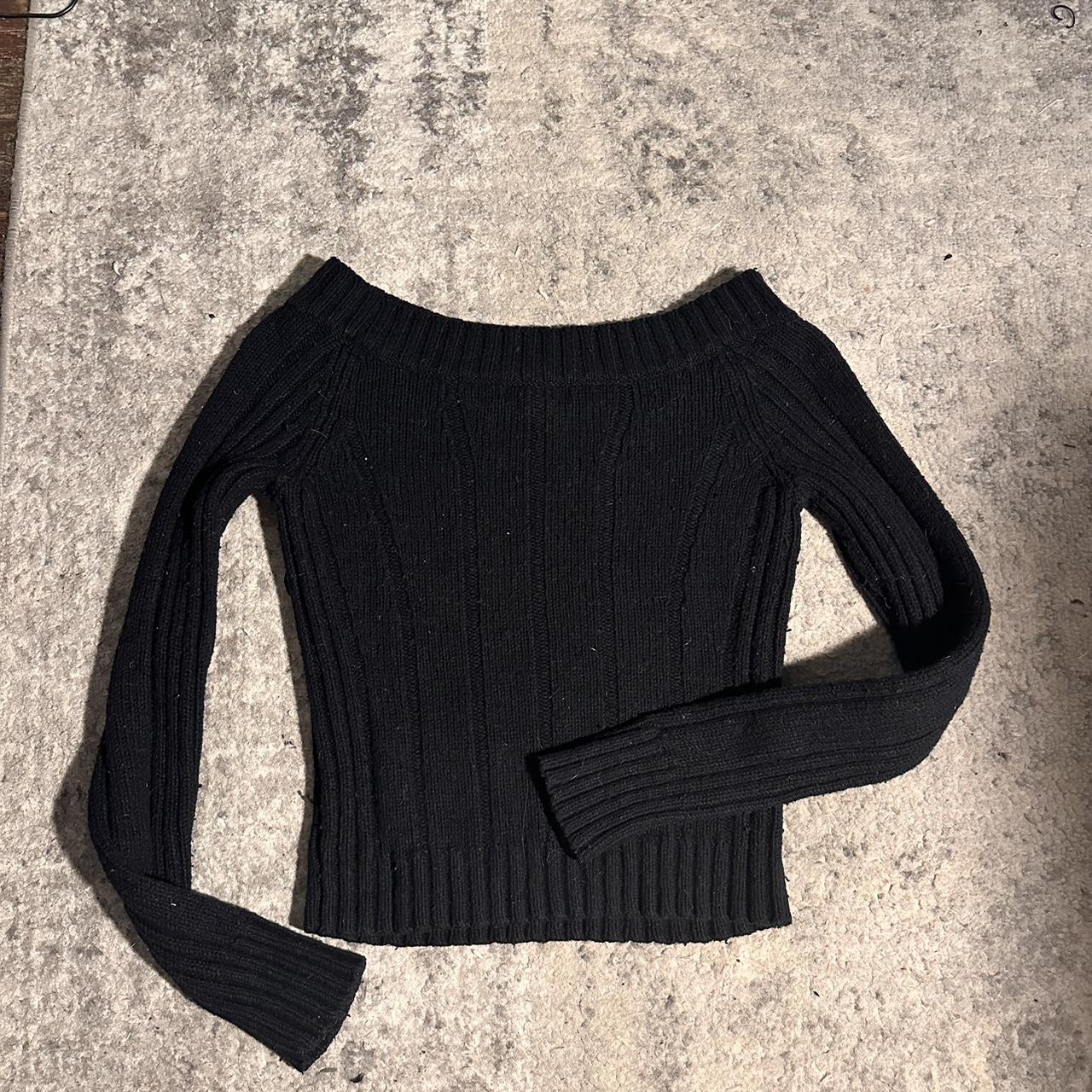 cute black sweater shirt🖤 in great condition!... - Depop