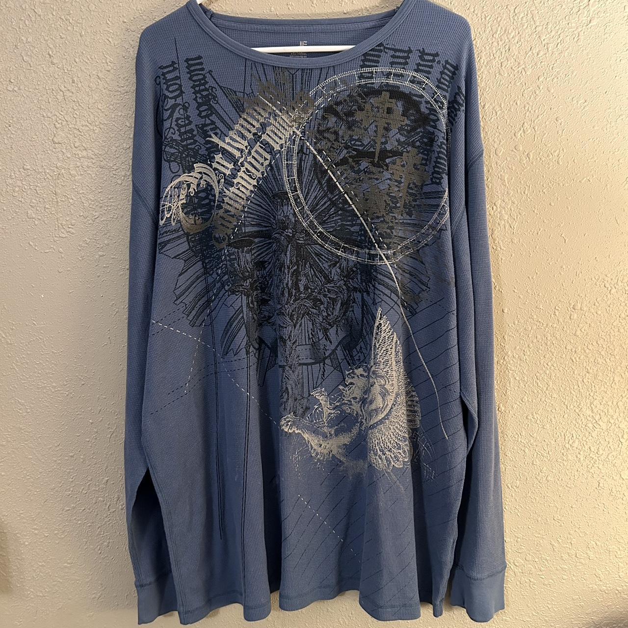 MMA Elite Men's Sweatshirt Blue/Multi XXL – Affliction Style