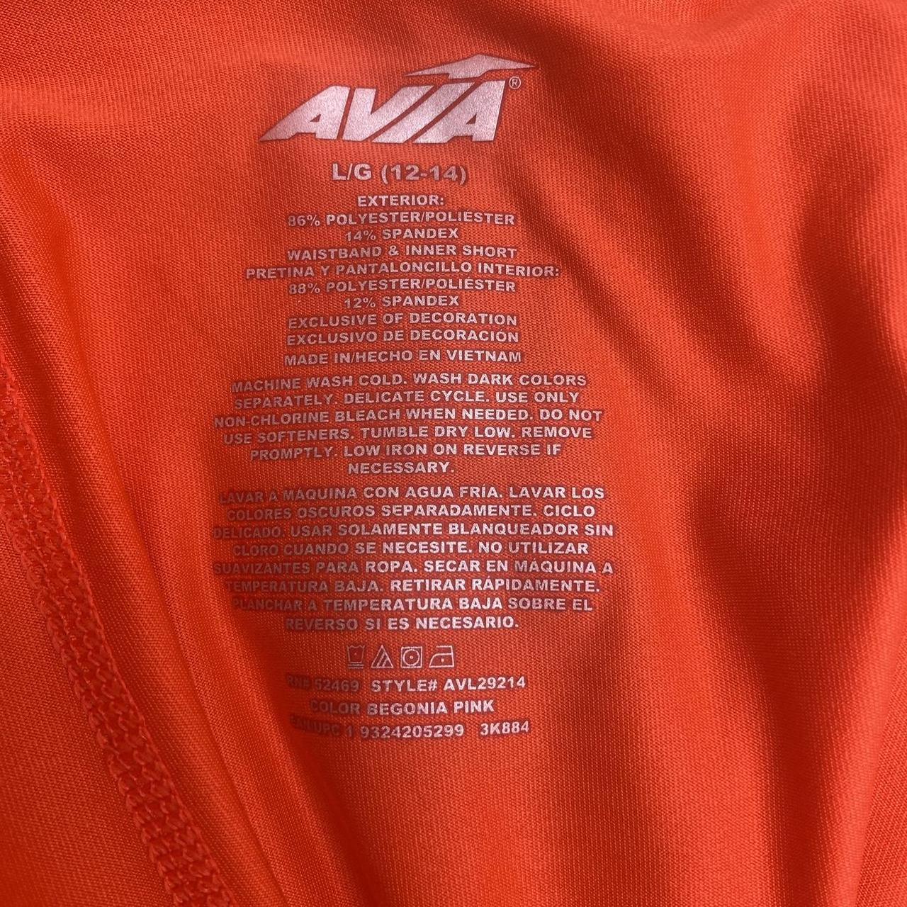 Avia Size Large Athletic Top Orange Women NWT Brand: - Depop